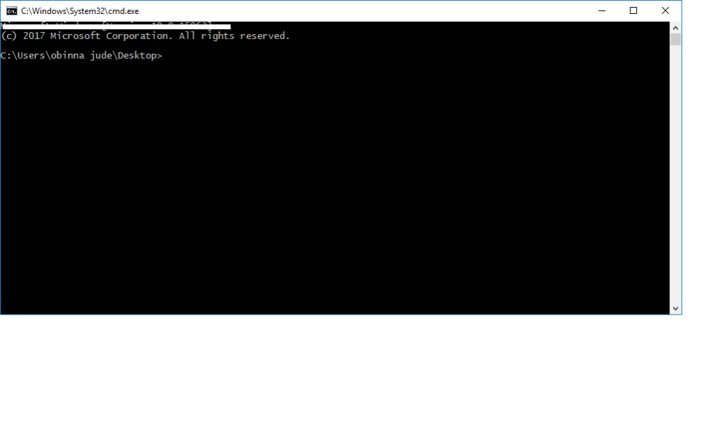 command line prompt