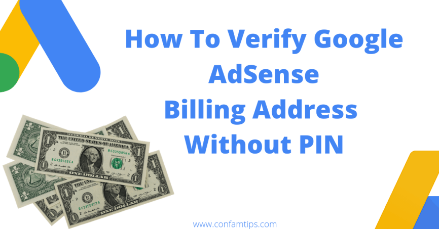 Google AdSense billing address verification