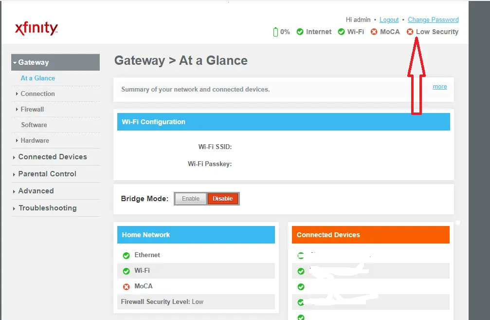 router admin dashboard