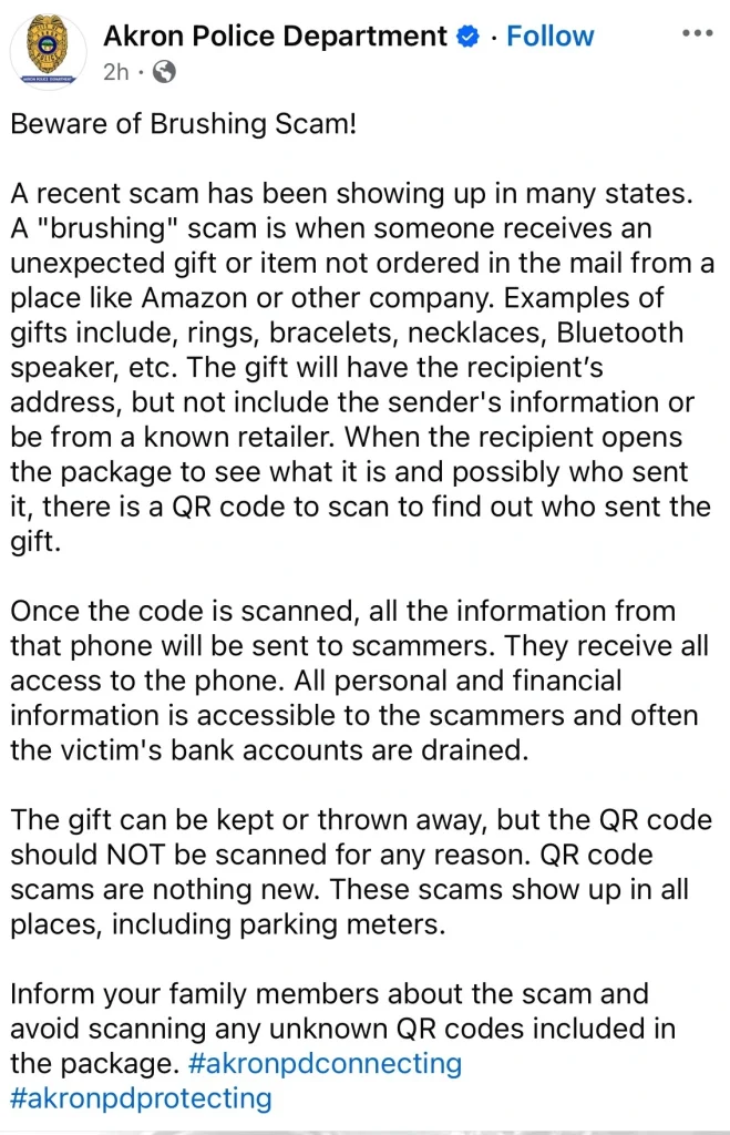 QR code phishing attack